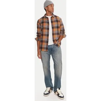 Pánská móda Quiksilver Košile Motherfly Plaid EQYWT04642 Šedá Regular Fit S