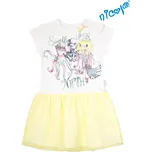 Nicol Dětské šaty , Mořská víla - žluto/bílé, vel. 110