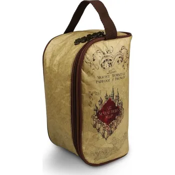 Kosmetická taška Toaletní a kosmetická taška Harry Potter: Pobertův plánek - Marauder's Map (25 x 12 x 12 cm)