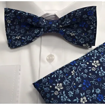 Motýlek Pánský motýlek s kapesníkem M5 - vzor 390