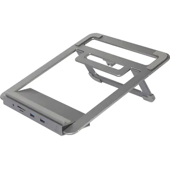 Renkforce RF-LLS-400 USB-C® dokovací stanice / stojan pro notebooky Vhodné pro značky (dokovací stanice pro notebook): univerzální, Apple napájení USB-C®