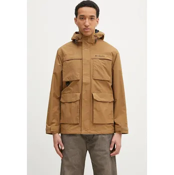 Pánská větrovka Outdoorová bunda Columbia Landroamer, L, hnědá, 82X