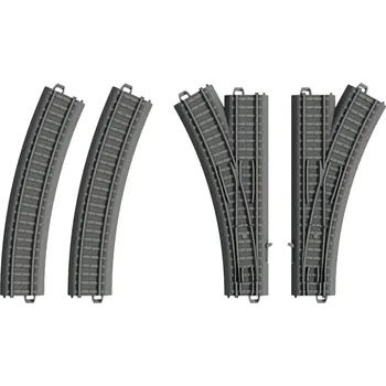 Vláček a vláčkodráha Märklin World 23401 Bílé plastové koleje H0 my world