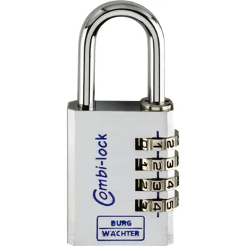 Visací zámek Burg Wächter 3651 visací zámek 40.00 mm hliníková stříbrná (chrom) na heslo