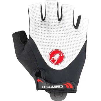 Cyklistické rukavice CASTELLI - rukavice Arenberg Gel 2 černá/bílá XXL