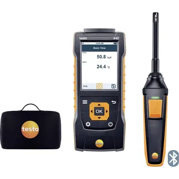 testo 440 Set RH vlhkoměr vzduchu (hygrometr), 0 procent rF-100 procent rF
