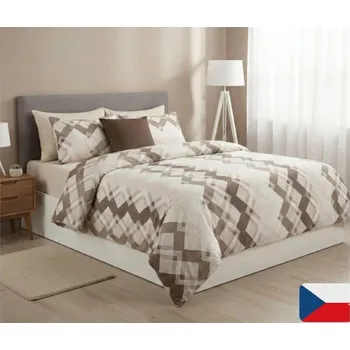 Povlečení Bavlněné povlečení Elegant brown Velikost: 70x90, 140x220 cm