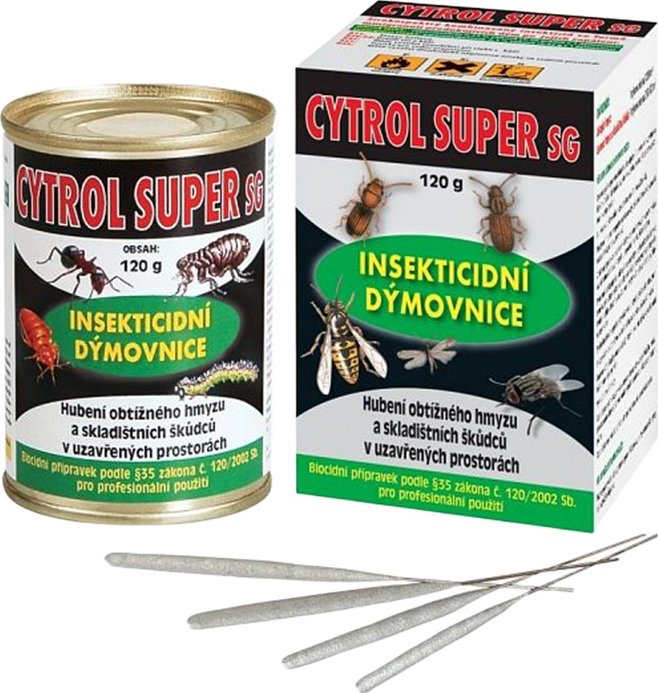 PelGar s.r.o. Cytrol Super SG 120 g - insekticidní dýmovnice