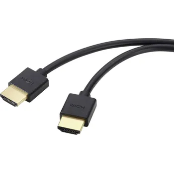 Audio kabel SpeaKa Professional HDMI kabel Zástrčka HDMI-A, Zástrčka HDMI-A 3.00 m černá 8K UHD, flexibilní provedení HDMI kabel SP-11004220