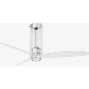 TUBE FAN M LED, transparentní, stropní LED ventilátor s DC motorem - FARO