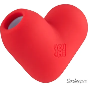 Vibrátor Pulzační a vibrační stimulátor klitorisu YOU+ME Heartbeat