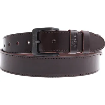 Opasek Pánský kožený opasek Black Hand 006-93 hnědý Velikost = obvod pasu (cm): 115 cm
