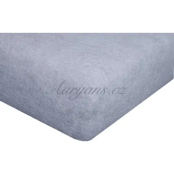 Prostěradlo Aaryans Dětské prostěradlo froté 60x120 cm světle šedé