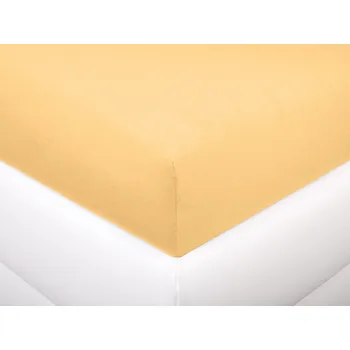 Prostěradlo Aaryans Jersey prostěradlo pastelově oranžové Rozměry prostěradla: 140x200 cm