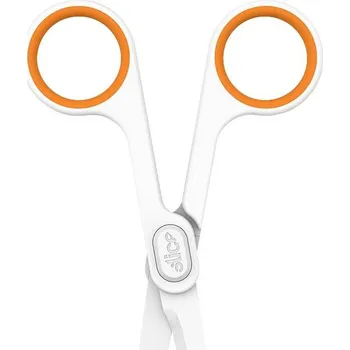 Pracovní nůž Slice 10544 univerzální nůžky leváci, praváci 141 mm bílá, oranžová