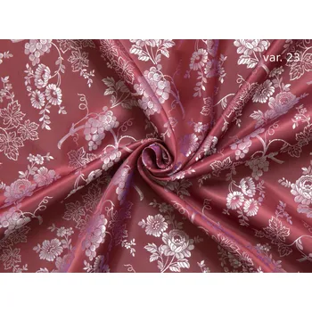 HEDVA ČESKÝ BROKÁT Ondrin 160 krojový brokát HROZEN vínová | 23