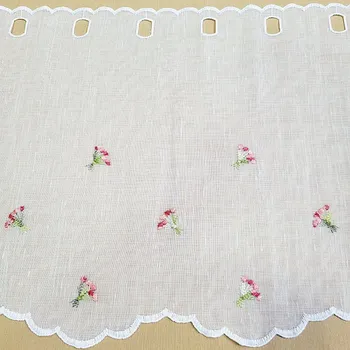 ZIBITEX Vitrážová záclona TULIPÁNY MINI 40 cm