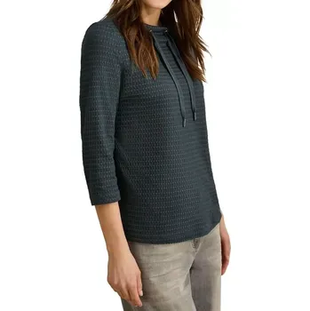 Dámské tričko Dámské zelené triko Cecil (Pohodlné mikinové triko značky Cecil)