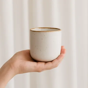 HOMLA Hrnek Lune bez ucha smetanový 0,2 l