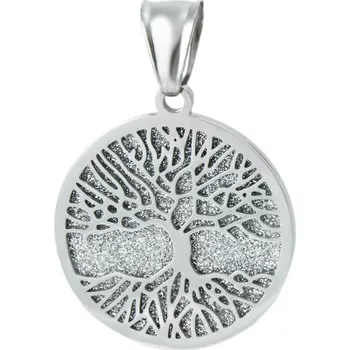 Přívěsek BM Jewellery Přívěsek strom života z chirurgické oceli se zirkony S11211080