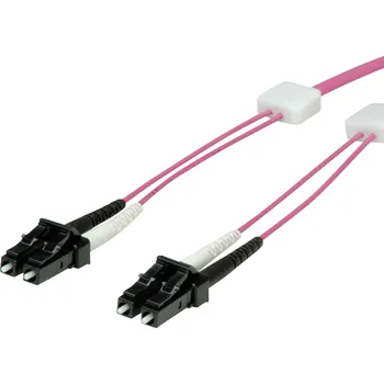 Audio kabel Easylan LSD42200020 optické vlákno optické vlákno kabel 2.00 m fialová 50/125 µ Multimode OM4