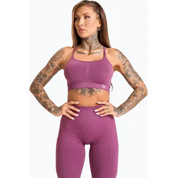 Podprsenka Tréninková podprsenka Gym Glamour Push Up 2.0 merry berry