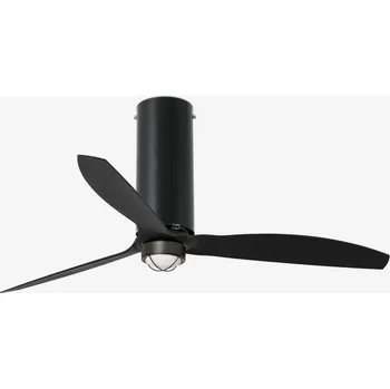 TUBE FAN M LED, černá, stropní ventilátor s DC motorem - FARO