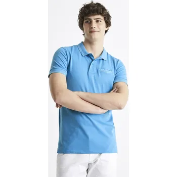 Celio Polo tričko Belipock pique 1112598 Modrá S