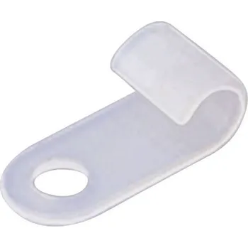 Stahovací páska TRU COMPONENTS TC-KUC5203 upevňovací příchytka šroubovací 1593077 Průměr kabelového svazku (rozsah) 5 mm (max) přírodní 1 ks