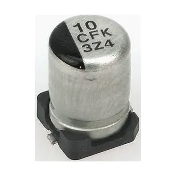 Kondenzátor 150μF ±20procent 340mΩ 16V dc SMD Elektrolytický řada FK SMD Panasonic