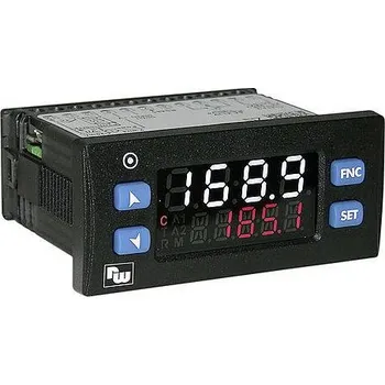 Termostat Wachendorff PID termostat K, S , R , J , Pt100, PT500, Pt1000, Ni100 , PTC1K , NTC10K SSR, relé 5 A, relé 5 A (d x š x v) 53 x 77 x 35 mm