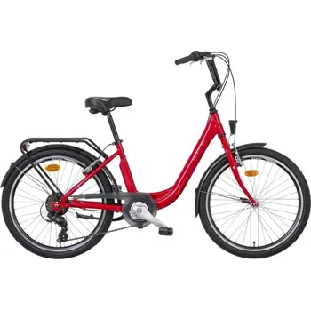 Městské kolo LIBERTY RUE 24" 6SPD červená