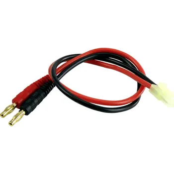 RC vybavení Amewi nabíjecí kabel [1x banánková zástrčka 4 mm - 1x Mini Tamiya] 30 cm 28234