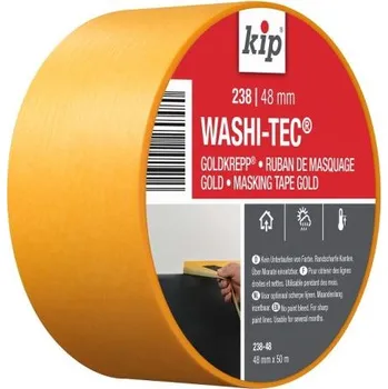 Lepicí páska Maskovací páska, Zlatá 222605 materiál nosiče papírový nosič akrylátové lepidlo 238-48 KIP