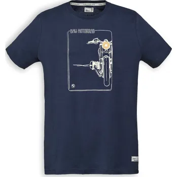 Pánské tričko BMW Motorrad Pánské triko BMW R nineT - modré Velikost: XL