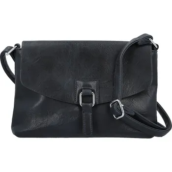 Kabelka Trendy dámská koženková crossbody kabelka Derika, tmavě modrá