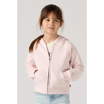 Chlapecká mikina Dětská mikina Levi's MEET AND GREET ZIP UP HOOD 3EP548 růžová 03X, vel. 104