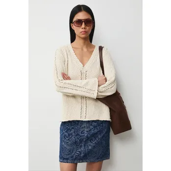 Dámský svetr Bavlněný svetr Medicine RS26-SWD300 béžová 02X, vel. M