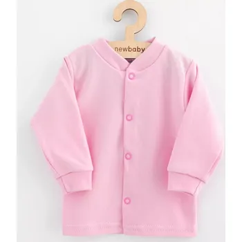 Kojenecký bavlněný kabátek new baby happy elephant růžový 56 (0–3 m)