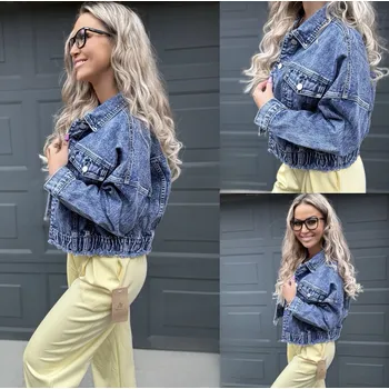 Jeans bunda STREET Velikost: S, Barva: Modrá