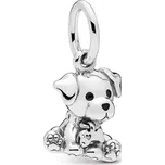 Pandora Stříbrný přívěsek Pejsek 798009EN16 + 2 měsíce na vrácení zboží