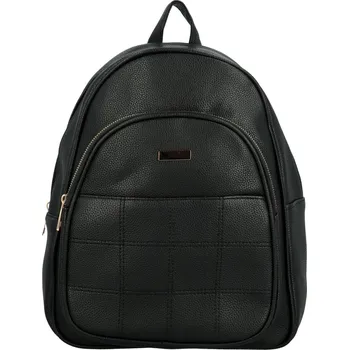 Kabelka Stylový dámský koženkový kabelko-batoh Emeric, černý