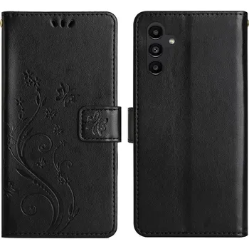 Pouzdro na mobilní telefon Flowers knížkové pouzdro na Samsung Galaxy S26/S26 Pro - černé