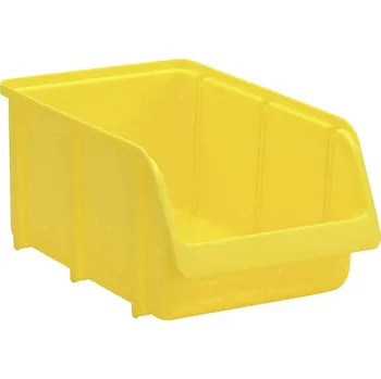 Úložný box Hünersdorff 674200 skladový box , (š x v x h) 207 x 155 x 332 mm, žlutá, 1 ks