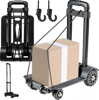 Plošinový vozík Skládací vozík s teleskopickou rukojetí 40kg R1342 JIPOS