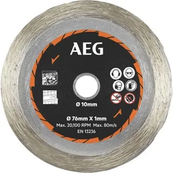 Řezný kotouč Diamantový kotouč AEG AAKMMMC05, 76mm
