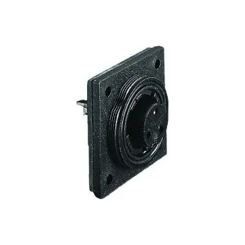 Elektrický konektor Bulgin Kulatý konektor, Montáž příruby, počet kontaktů: 2, Zásuvka, pohlaví kontaktu: samice, IP68, IP69K