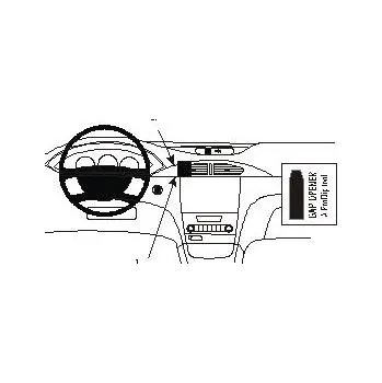 Brodit ProClip montážní konzole na palubní desku pro Renault Laguna 01-04, 852910