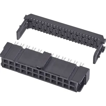 Elektrický konektor TE Connectivity 1-1658621-0 dutinková lišta Rastr (rozteč): 2.54 mm Počet pólů: 50 Počet řádků: 2 1 ks