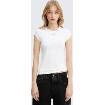 Dámské tričko Dámské tričko DIESEL T-ANGIE-OD A19912_0AFAA bílé Velikost: XL